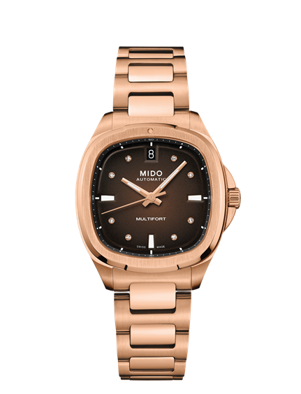 Orologio Mido Donna MULTIFORT TV 35 in Acciaio placcato oro rosa M049.307.33.296.00 - M049.307.33.296.00